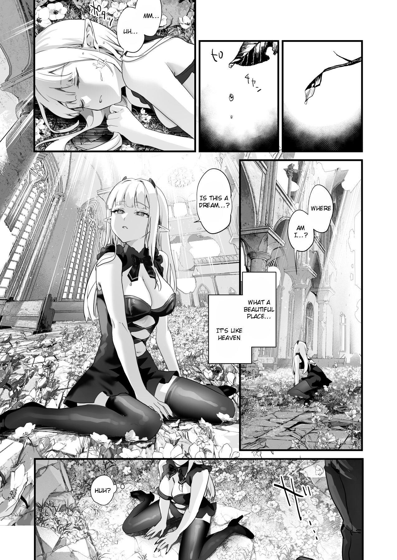 Hentai Manga Comic-A mysterious exorcist falls in love with a reincarnated succubus and risks his life-Read-3
